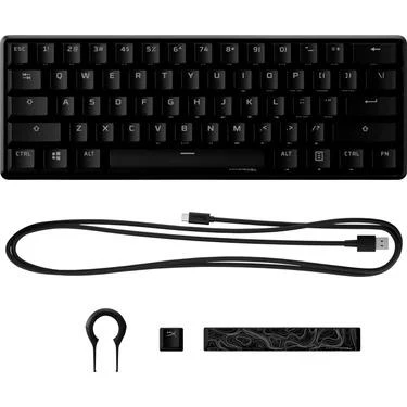 HyperX Alloy Origins 60 RGB 4P5N4AA#ABA Red Linear Kablolu Mekanik Oyuncu Klavyesi - 2
