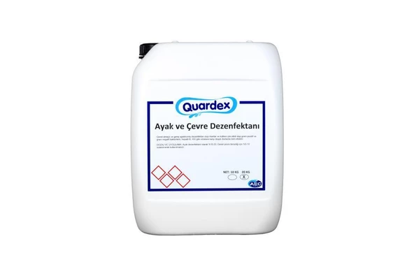 Quardex Ayak ve Çevre Dezenfektanı (Sıvı) 20 Kg 1 Adet