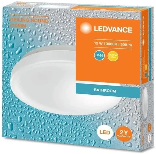 LEDVANCE LED PLAFONYER 12W IP44 SARI ISIK