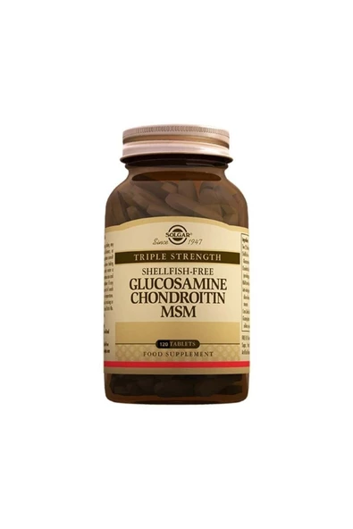 Solgar Glucosamine Chondroitin MSM 120 Tablet