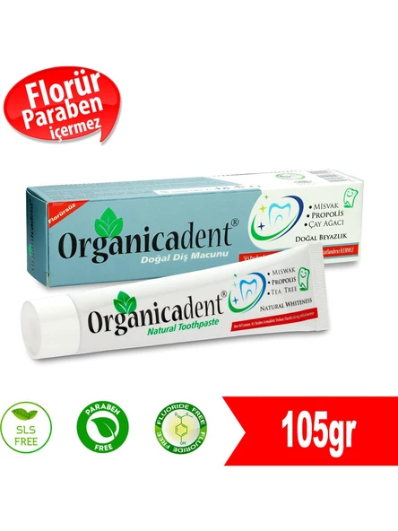 ORGANİCADENT DİŞ MACUNU3 ADET + 3 ADET DİŞ FIRCASI HEDİYELİ - 6