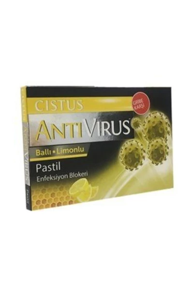 Cistus Antivirus Ballı Limonlu Pastil 10 Adet