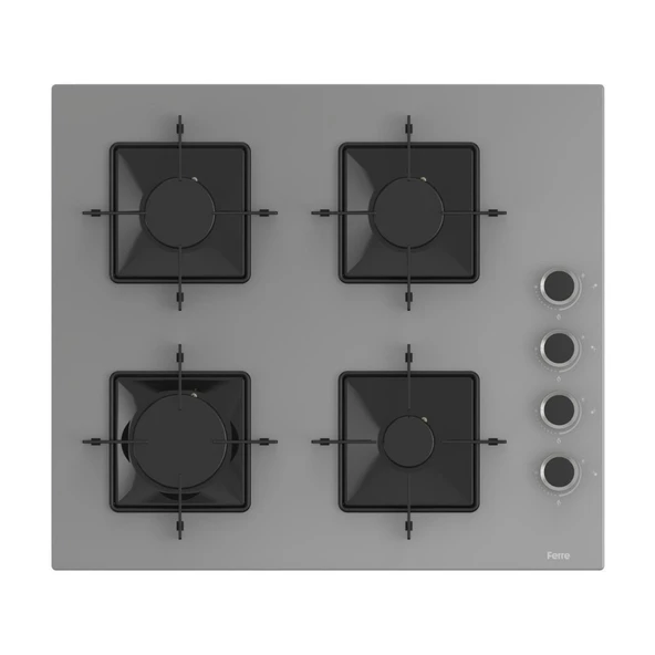 Ferre SS208 Gri Cam Ankastre Ocak