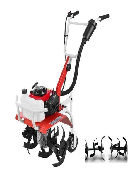 ABM 24 Bıçaklı 4 Hp 4 Zamanlı Benzinli Mini Çapa Makinesi - 3