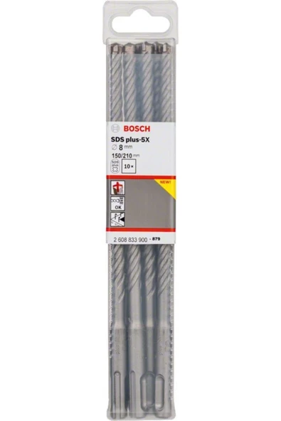 SDS-PLUS-5X 8*210 MM 10'LU PAKET