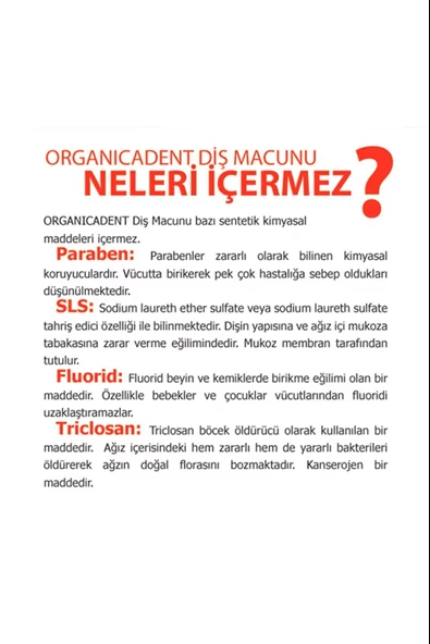 Organicadent Doğal Çocuk Diş Macunu 3'lü Paket - 3