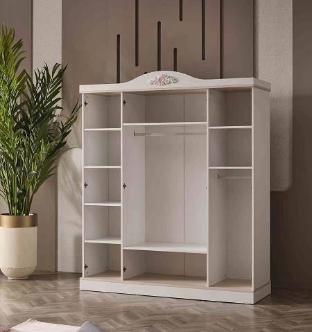 Dolap Urlu PARİS 90443 Model GARDIROP 4 Ahşap kapaklı Kalite Malzeme EL YAPIM - 2