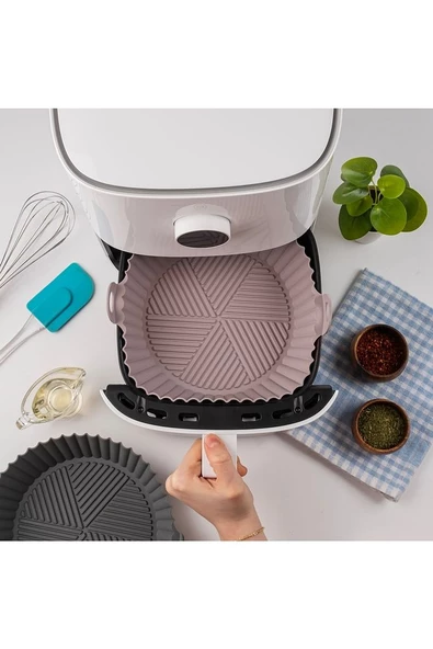 Airfryer Silikon Pişirme Kabı Hava Fritözü Kabı Bpa Free