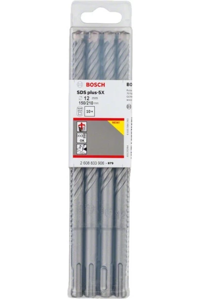 SDS-PLUS-5X 12*210 MM 10'LU PAKET