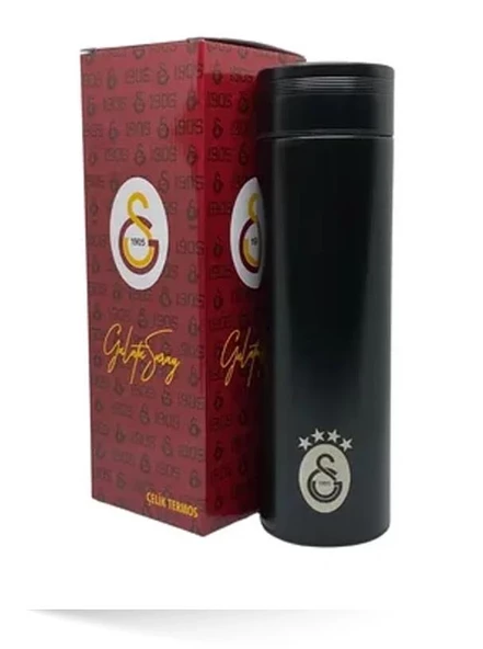 Galatasaray Logo Baskılı Çelik Termos 500 ml