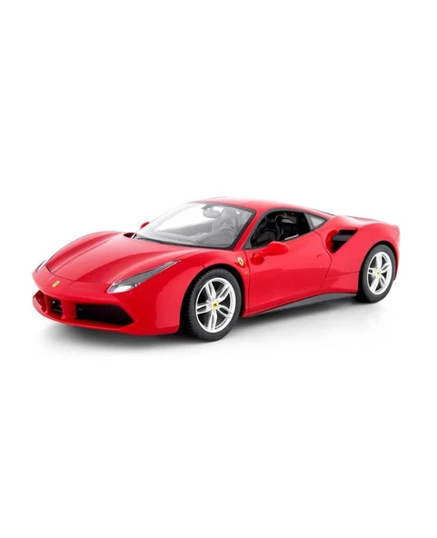 Sunman Rastar 1:14 Ferrari 488 GTB Uzaktan Kumandalı Işıklı Araba 11282 Kırmızı