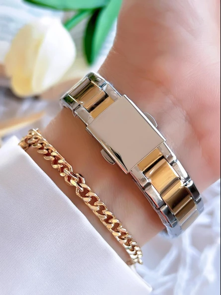 Ferrucci Çelik Kordon 2 Yıl Garantili Yeni Sezon 30 Mt Suya Dayanıklı Kadın Kol Saati B.03412.M05X - Resim 3