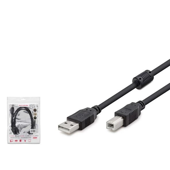 Hadron HDX7505 USB-A - USB-B 1.5mt USB Yazıcı Kablosu - Siyah