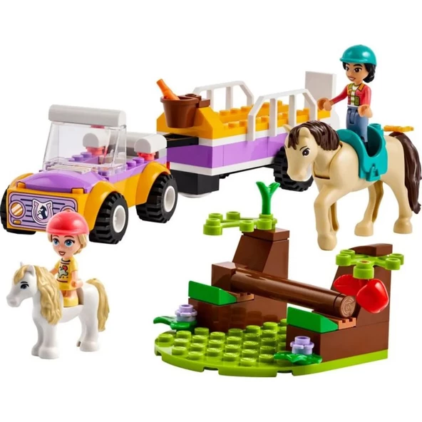 Lego Marka Friends, Taşıtlar, At ve Midilli 105 Parçalı - Mavi Su Dünyası - 2