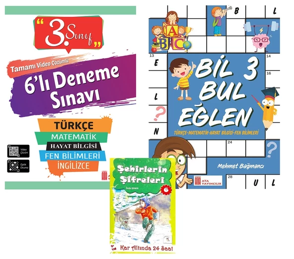 Ata 3.Sınıf 6 lı Deneme Sınavı+ Bil Bul Eğlen