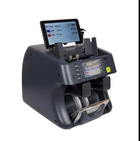 Hyundai MIB-11 Fitness'lı 40 Ülke Karışık Para Sayma Makinesi - 3