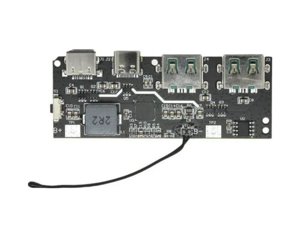 Çift Usb 5v 22.5w Ledli Micro Type-c Powerbank Modülü - 2