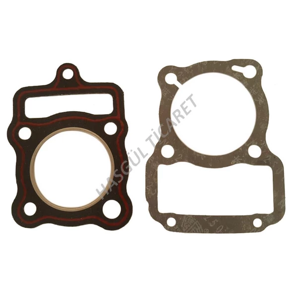 Hsgl Motorsiklet Cg 150 13 perno 62 mm Silver Silindir Atg Sekman Conta Takımı Piston 51029 - Resim 3