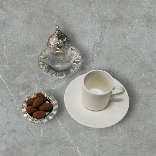 Porselen Kahve Fincan Takımı (HEDİYELI) - 2