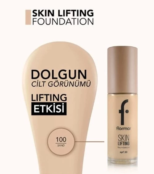 Flormar Lifting Foundation 100 Sand - 4