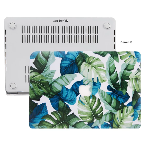 Macbook Air Kılıf 13 inç Flower03 (Eski USB'li Model 2010-2017) A1369 A1466 ile Uyumlu - 4