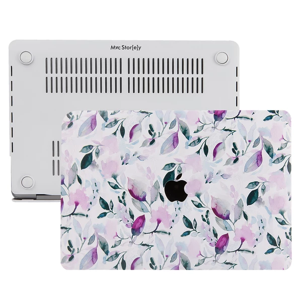 Macbook Air Kılıf 13 inç Flower03 (Eski USB'li Model 2010-2017) A1369 A1466 ile Uyumlu - 1