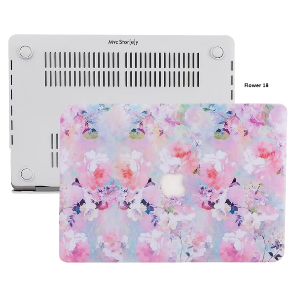 Macbook Air Kılıf 13 inç Flower03 (Eski USB'li Model 2010-2017) A1369 A1466 ile Uyumlu - 5