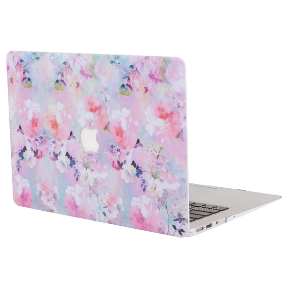 Macbook Air Kılıf 13 inç Flower03 (Eski USB'li Model 2010-2017) A1369 A1466 ile Uyumlu - 11