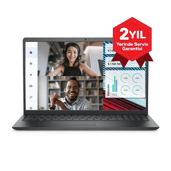 Dell Vostro 3520 N3001PVNB3520U i3-1215U 8 Gb 512 Gb Ssd Uhd Graphics 15.6" Full HD Notebo