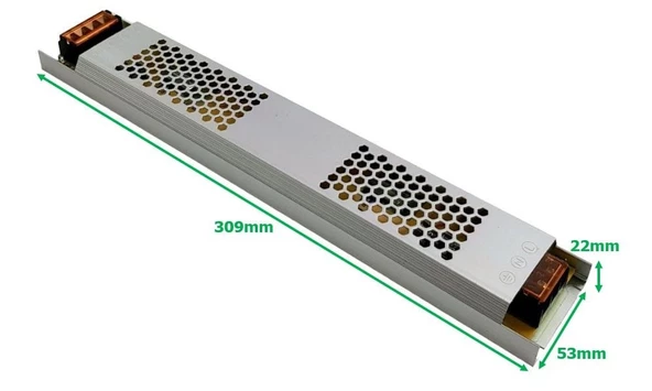 12Volt 25Amper Adaptör Ultra Slim Led Trafosu