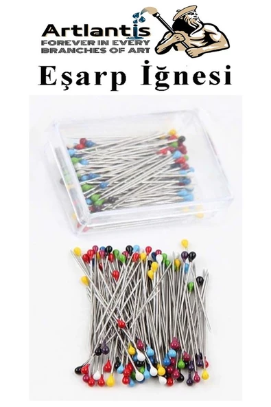 Eşarp İğnesi Beyaz 400 lü 1 Paket Türban İğnesi Başörtüsü Toplu İğne Şal Düğün Nikah Nişan Kına Sünnet Takı İğnesi - 4