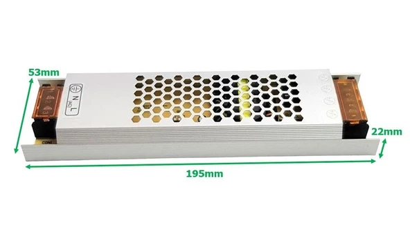 12Volt 17Amper Adaptör Ultra Slim Led Trafosu - 3