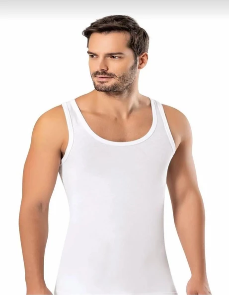 ERDEM 1121 ERKEK LİKRALI ASKILI SPORCU ATLET 12 ADET - Resim 4