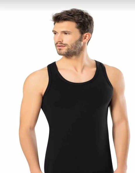 ERDEM 1121 ERKEK LİKRALI ASKILI SPORCU ATLET 10 ADET - Resim 4