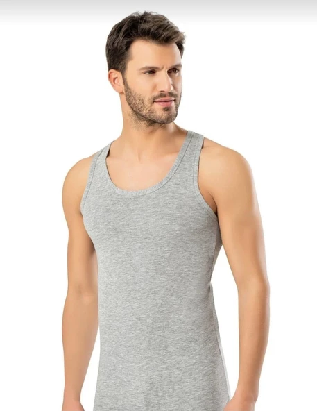 ERDEM 1121 ERKEK LİKRALI ASKILI SPORCU ATLET 3 ADET - Resim 6