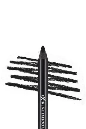 Flormar Suya Dayanıklı Jel Göz Kalemi (SİYAH)-extreme Tattoo Gel Pencil-006 Onyx - 3