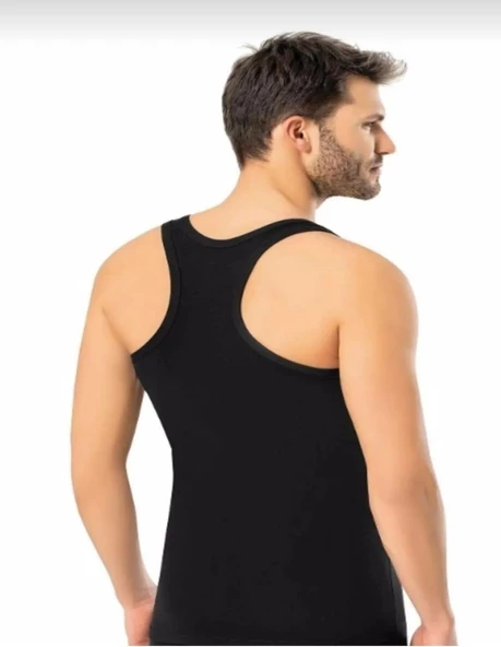 ERDEM 1121 ERKEK LİKRALI ASKILI SPORCU ATLET 10 ADET - Resim 3