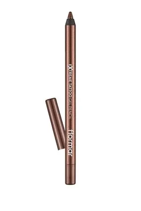 Flormar Işıltılı Kalıcı Göz Kalemi (BAKIR) - Extreme Tattoo Gel Pencil - 001 Glitzy Brown