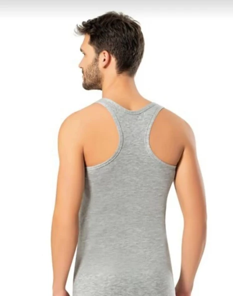 ERDEM 1121 ERKEK LİKRALI ASKILI SPORCU ATLET 10 ADET - Resim 5