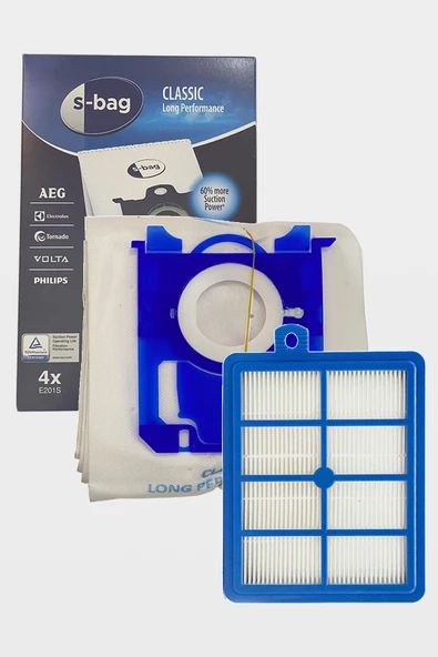 Electrolux Ergospace ZE 320 Uyumlu Toz Torbası ve Hepa Filtre Seti 2'li