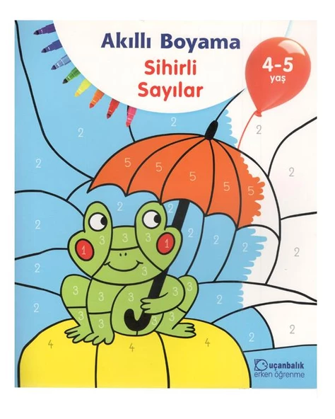 4-5 Yaş Akıllı Boyama Kitap Seti 3 Kitap Uçanbalık Yayınları - 5