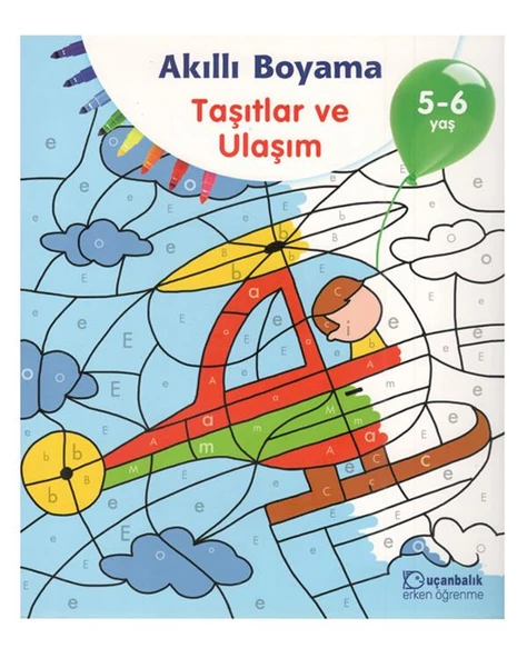5-6 Yaş Akıllı Boyama Kitap Seti 3 Kitap Uçanbalık Yayınları - 2