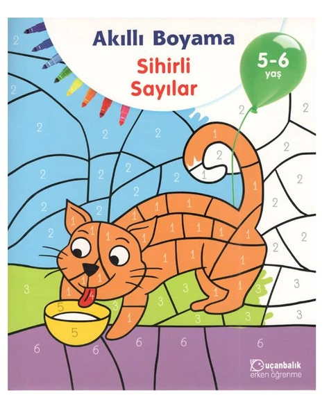 5-6 Yaş Akıllı Boyama Kitap Seti 3 Kitap Uçanbalık Yayınları - 4