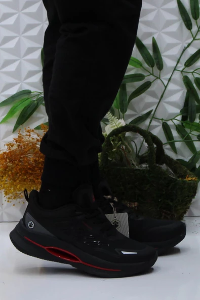 Lumberjack Yamaha Siyah Kırmızı Rahat Orijinal Ürün Erkek Spor Ayakkabı ürün görseli