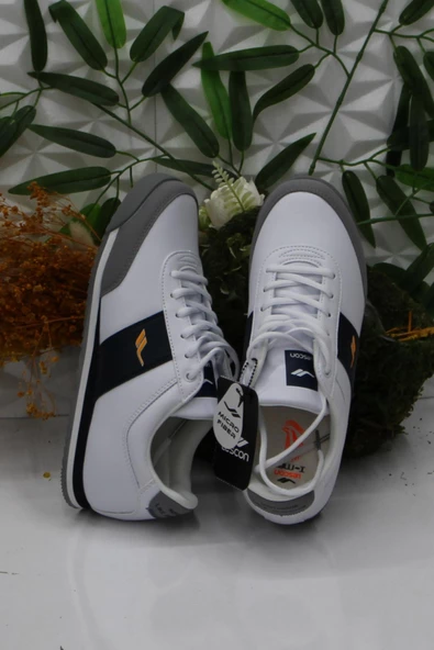 Lescon Flınt 3 Beyaz Lacivert Rahat Orijinal Ürün Spor Ayakkabı Sneaker Ayakkabı - 4