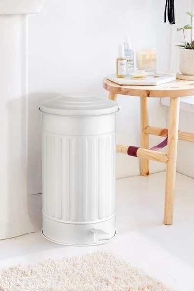 The Mia GLV0310 Çöp Kovası Mutfak Beyaz 24 Lt - 2