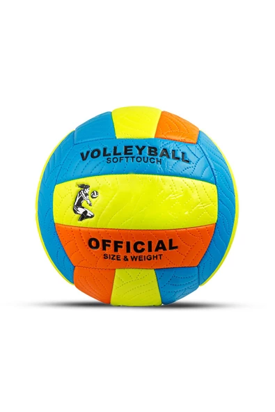 1.Kalite Yumuşak Yüzey Dikişli Soft Touch Voleybol Topu İç ve Dış Mekan 5no Çift Astar Eğitici Top - 3