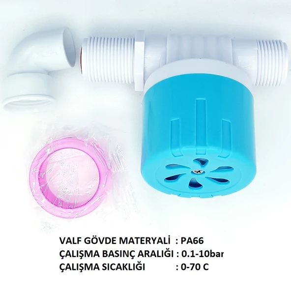 Yate10 1/2 Yüzen Tip Otomatik Su Deposu Flatörü - 2