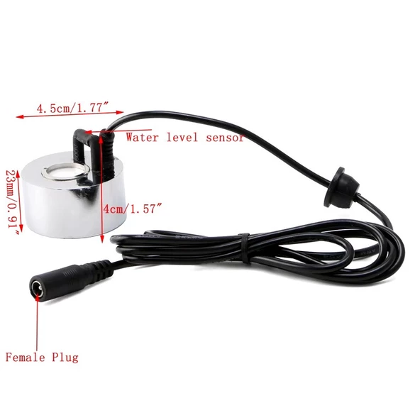 Yate10 2Adet 45mm Büyük Metal Soğuk Buhar Üreteci, Kuluçka Nem Nozulu 24v - Resim 2