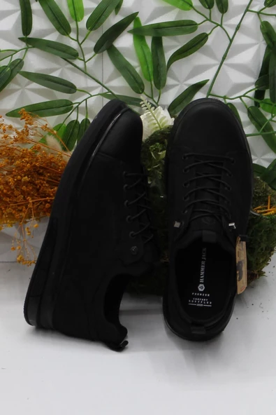 Hammer Jack 24815 Siyah Rahat Orijinal Ürün Hakiki Deri Erkek Ayakkabı - Resim 5